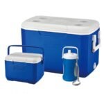 El Biz Soğutucu Buzluk Set Coleman 3-Piece Cooler Combo 48 QT 45.4 lt Mavi