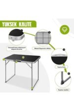 Katlanabilir Alüminyum Kamp Masası Madfox Zenith Siyah - Görsel 8