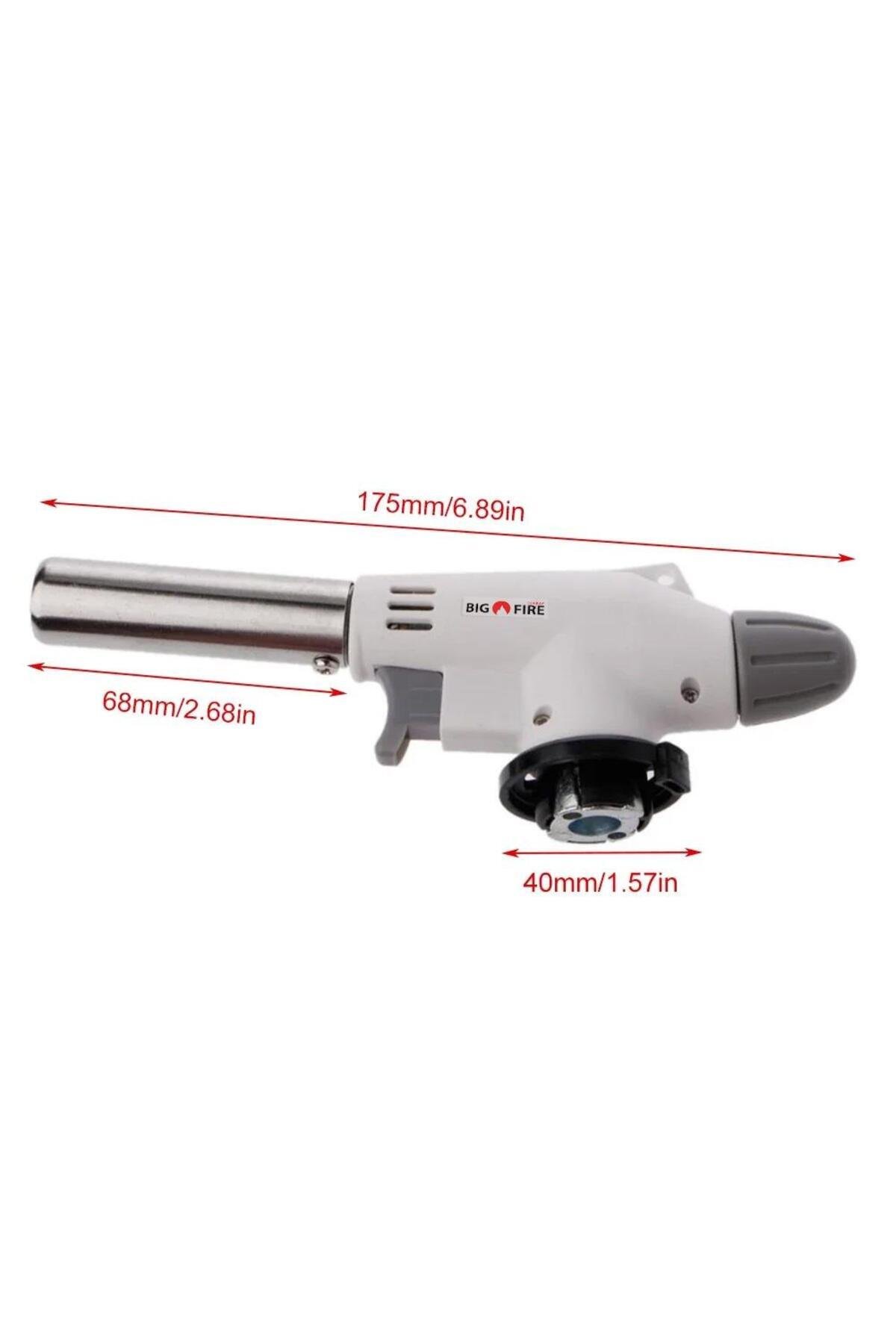 1_org_zoom-489.jpg Big Fire Power Torch Çakmaklı Pürmüz Beyaz - Görsel 1