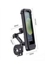 Deanb DS0MT3 Motosiklet Ve Bisiklet Telefon Tutucu Waterproof Su Geçirmez Direksiyon Gidon Montajlı New - Görsel 3