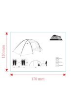 Remixon Tenthouse Fun 4 Kişilik Yüksek Çadır [ 145 150 145 ]*225*200cm - Görsel 4
