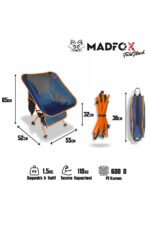 Madfox FoldMesh Mini Kompakt Katlanır Sandalye - Görsel 6
