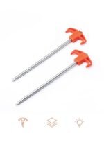 Naturehike Çadır Kazığı 25 Cm ( Galvanizli Demir ) (2 Pcs) - Görsel 3