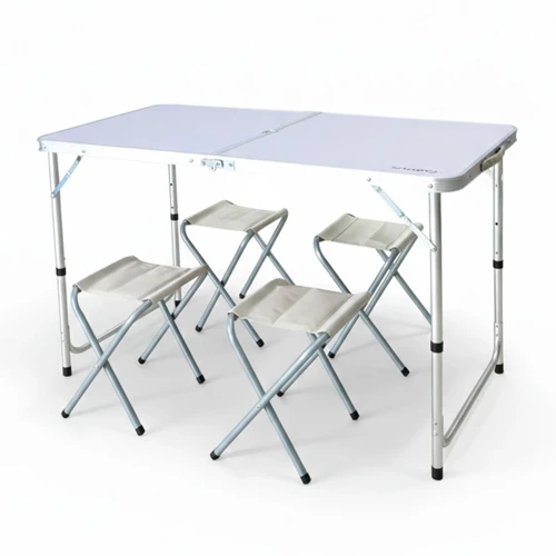 NOMAD1 Madfox Nomad Duo Tabureli Katlanır Kamp Masası Seti - Görsel 1