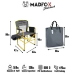 Madfox Sitcommand G92 Katlanır Kamp Koltuğu - Görsel 4