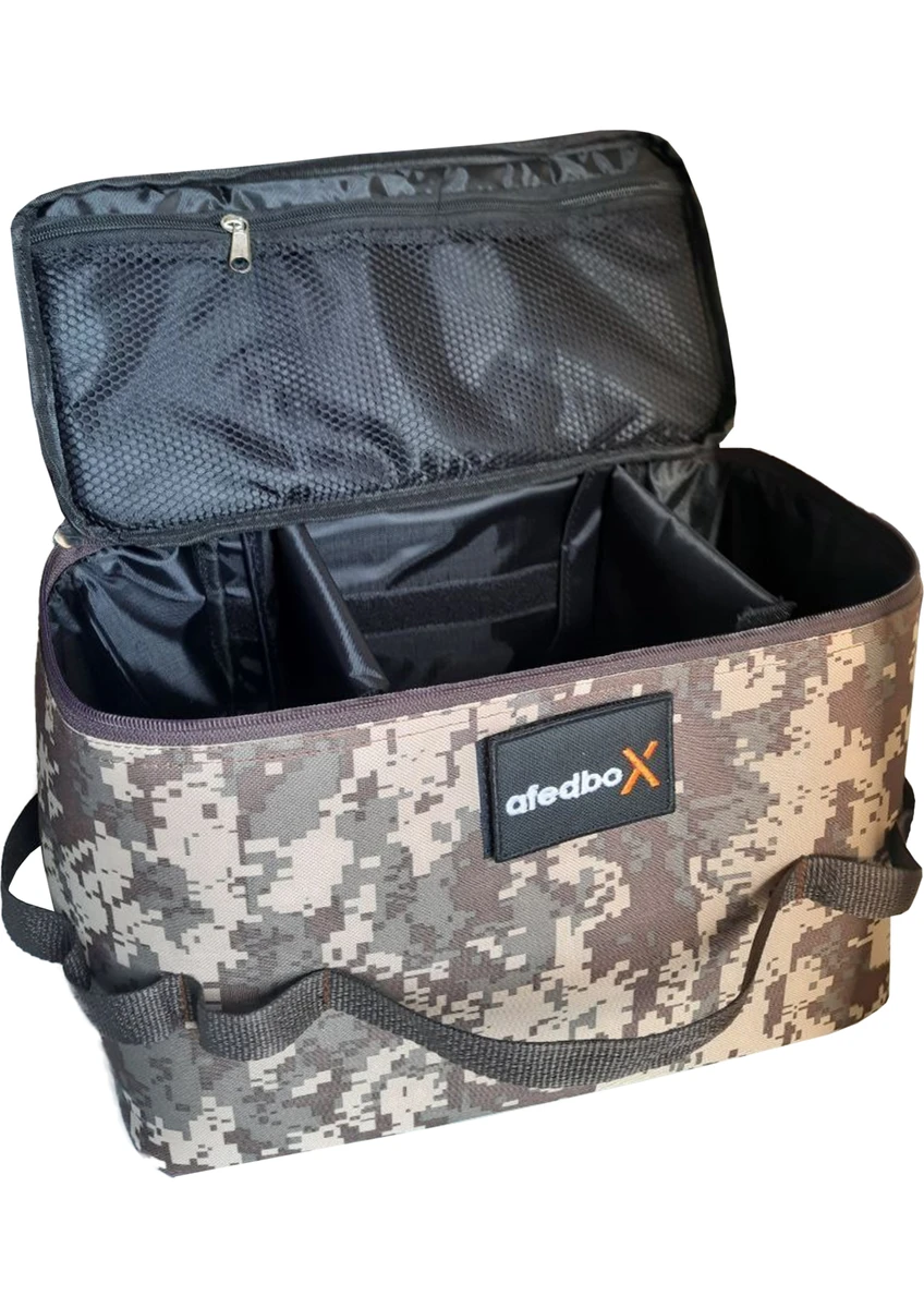 AFEDBOX Afedbox X01S BEJ RENK Outdoor Dağcılık ve Kamp Çantası Orta Boy Kumaş Malzeme - Görsel 1